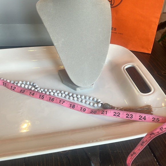 Buddha Tassel Beaded long necklace - Picture 3 of 6